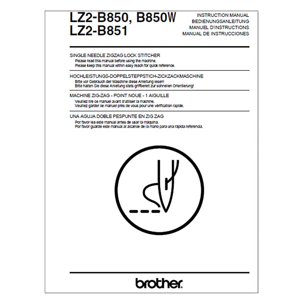 Brother LZ2-B851 Instruction Manual image # 117519