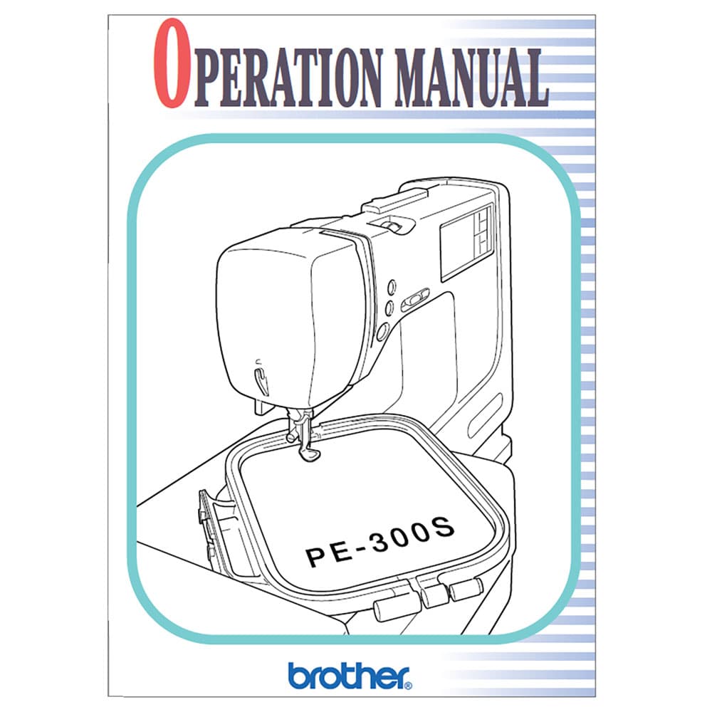 Brother PE-300S Instruction Manual image # 118450