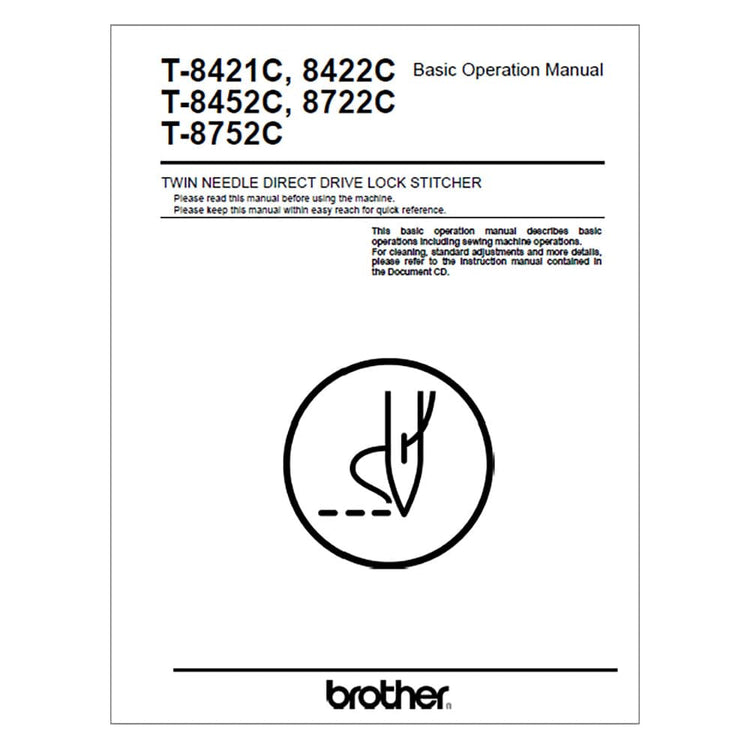 Brother T-8752C Instruction Manual image # 117688
