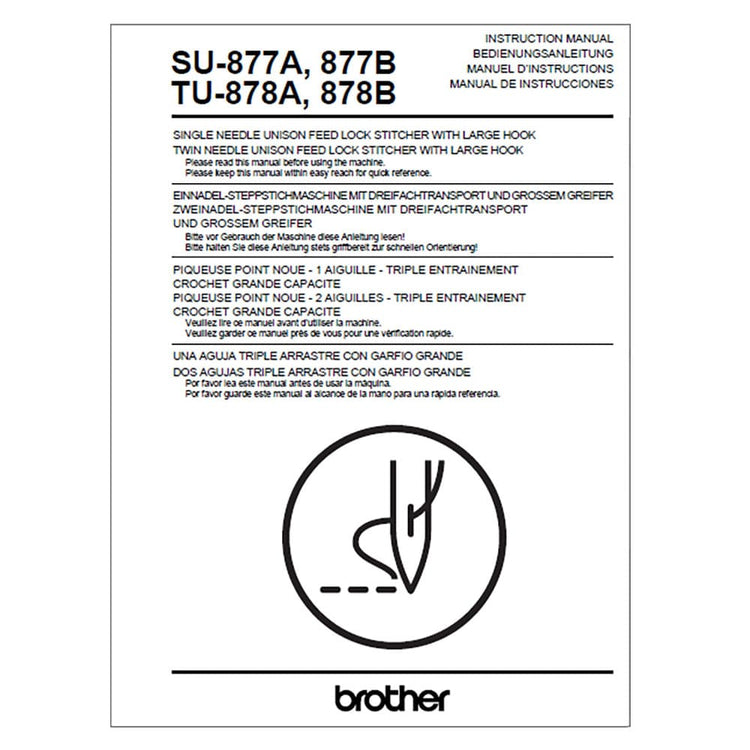 Brother TU-878B Instruction Manual image # 117746