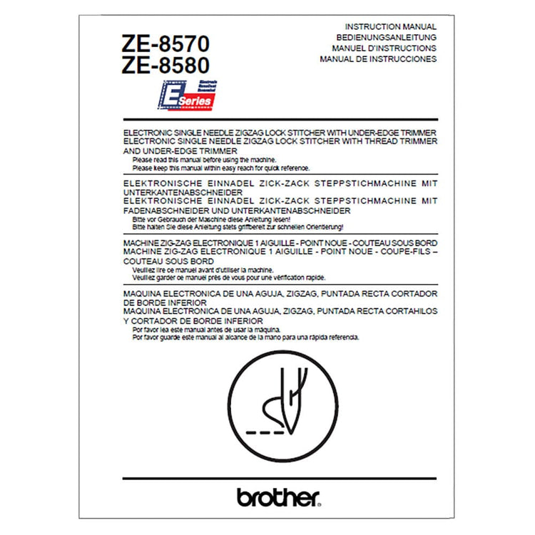 Brother ZE-8570 Instruction Manual image # 117975