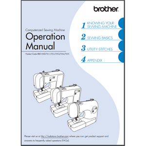 Instruction Manual, Brother CE4400 image # 30264