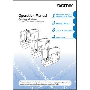 Instruction Manual, Brother CE7070PRW image # 30265
