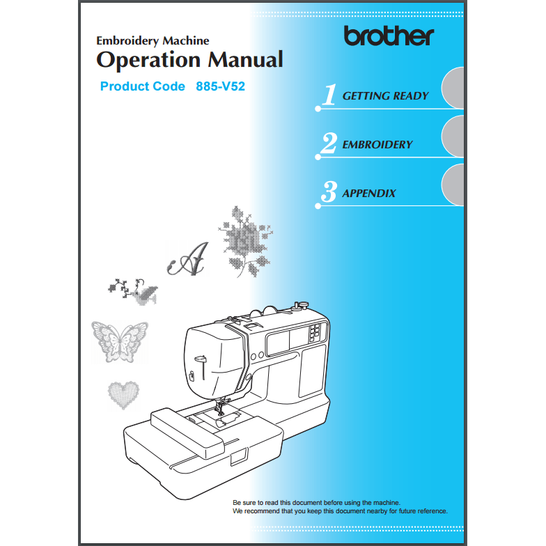 Instruction Manual, Brother PE540D image # 30406