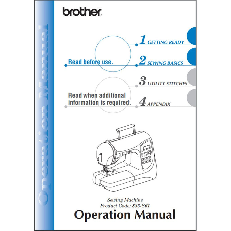 Instruction Manual, Brother Simplicity SB3129 image # 31836