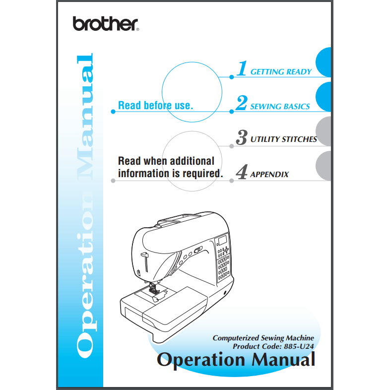 Instruction Manual, Brother SB4138 image # 30416