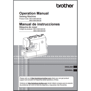 Instruction Manual, Brother SB530T image # 30417