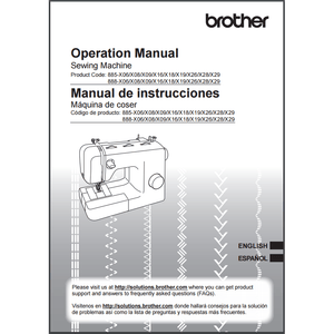Instruction Manual, Brother SM8270 image # 30483