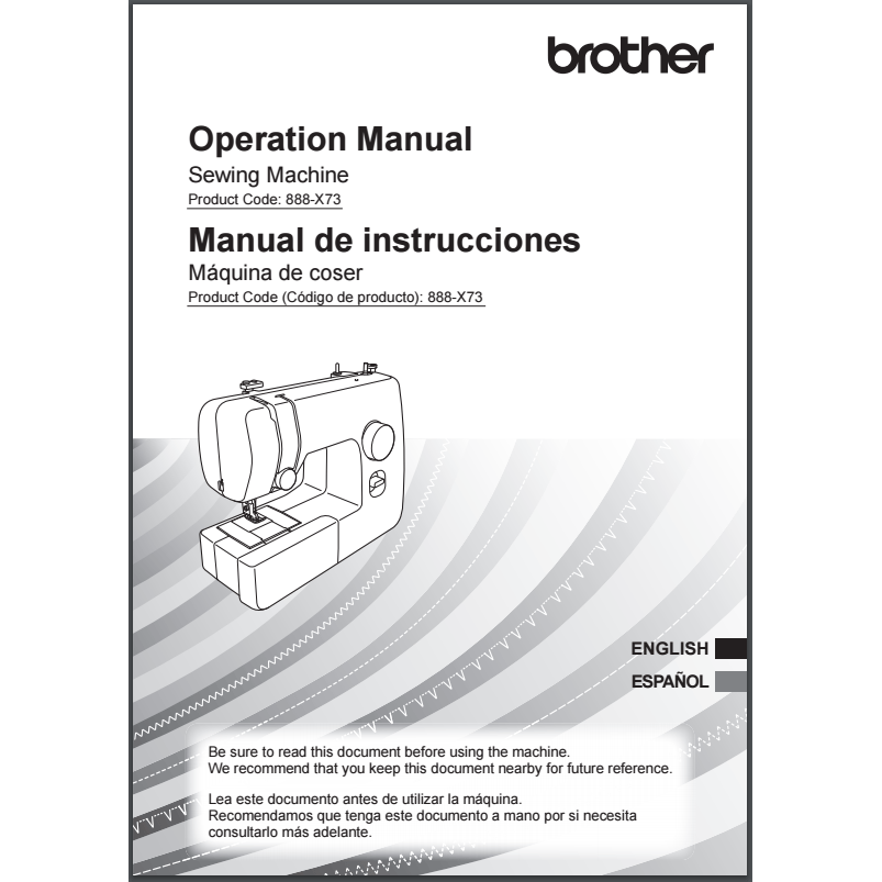 Instruction Manual, Brother XM1010