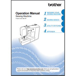 Instruction Manual, Brother XR1300 image # 30516