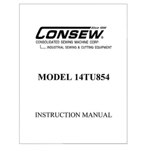 Consew 14TU854 Instruction Manual image # 115608