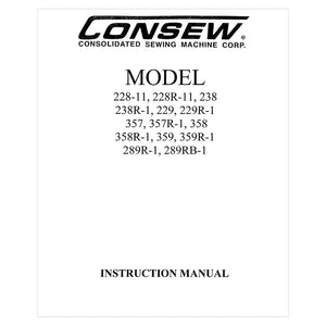 Consew 229 Instruction Manual image # 118818