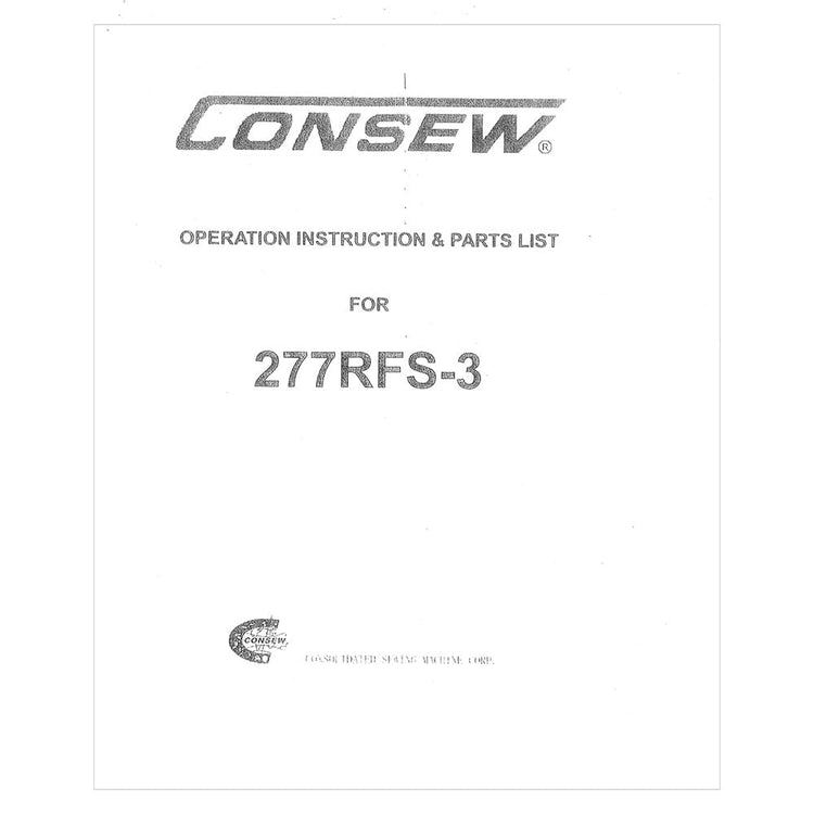 Consew 277RFS-3 Instruction Manual image # 118869