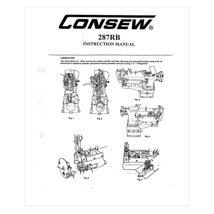 Consew 287RB Instruction Manual image # 118872