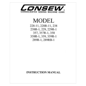 Consew 289R-1 Instruction Manual image # 118873