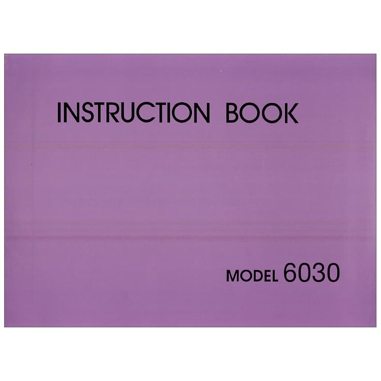 Necchi 6030 Instruction Manual image # 115954