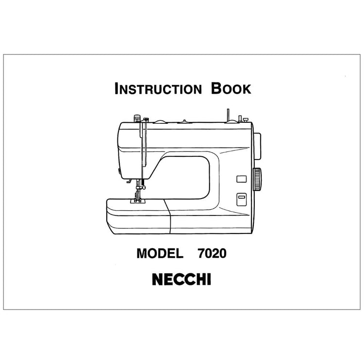 Necchi 7020 Instruction Manual image # 115947