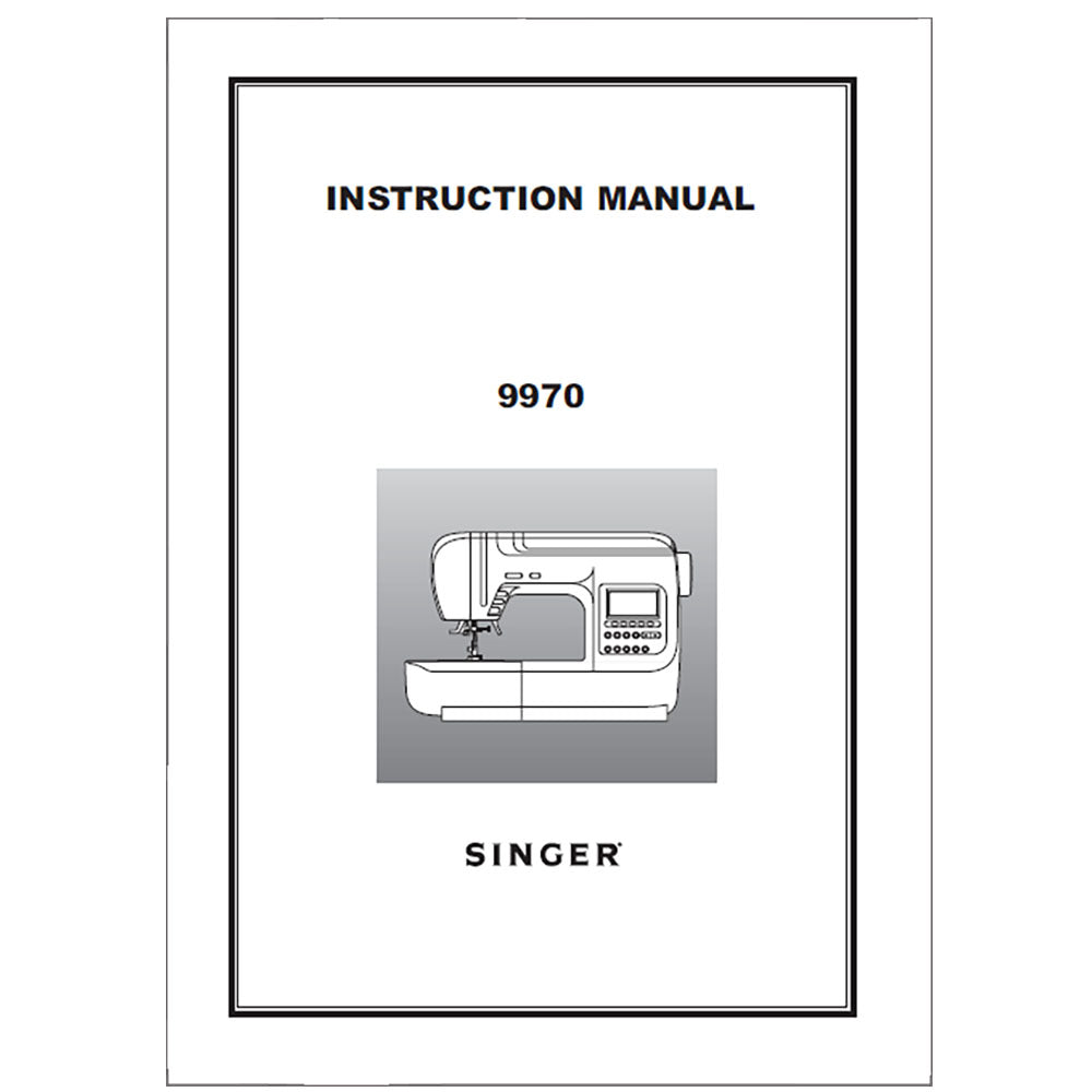 Singer 9970 Instruction Manual