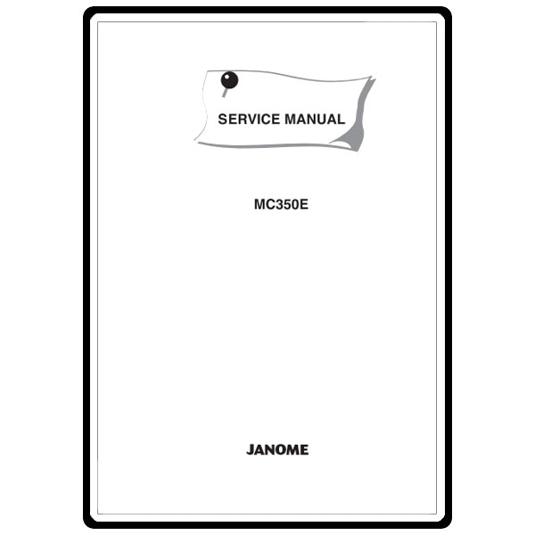 Service Manual, Janome MC350 image # 10502