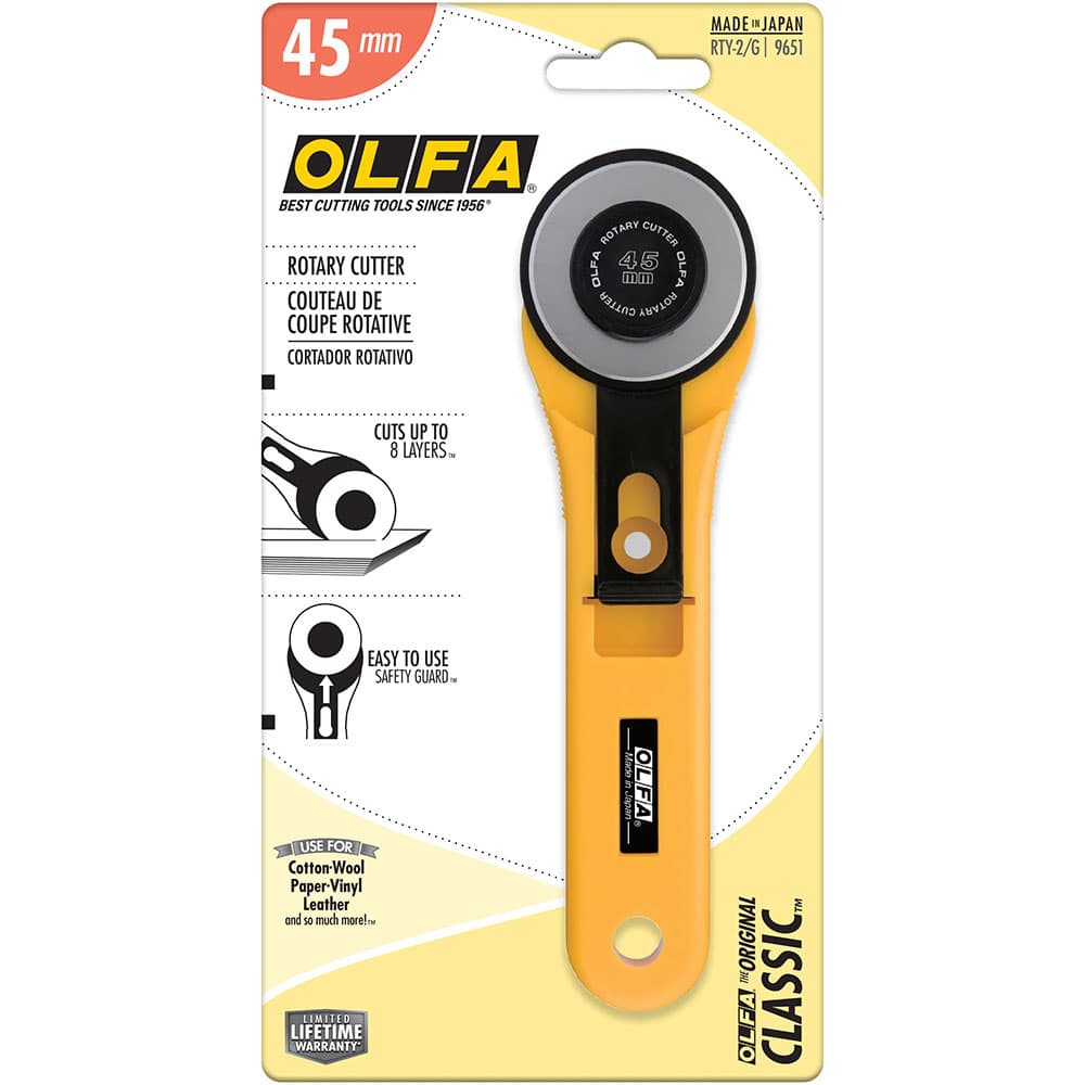 Olfa 45MM Rotary Cutter #RTY-2G image # 103705