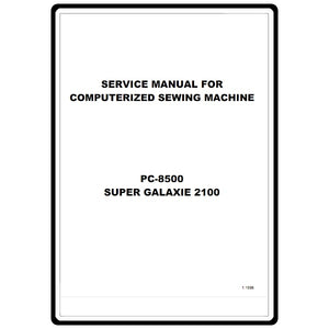 Service Manual, Brother PC8500 image # 13340