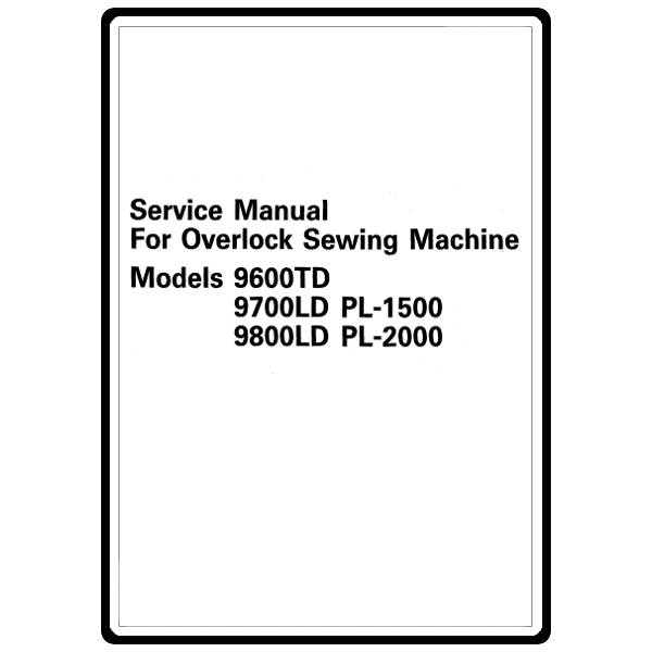 Service Manual, Brother Compact Overlock PL2000 image # 22162