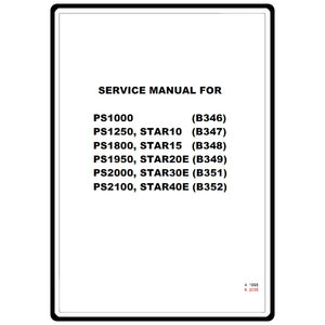 Service Manual, Brother PS2100 image # 10868