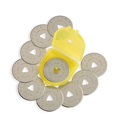 Olfa 28mm Replacement Rotary Blades 10Pk image # 25039