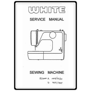 Service Manual, White RSA2000-D-935 image # 6201