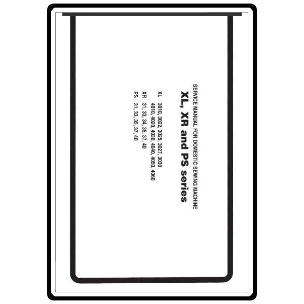 Service Manual, Brother XL3027 image # 22182