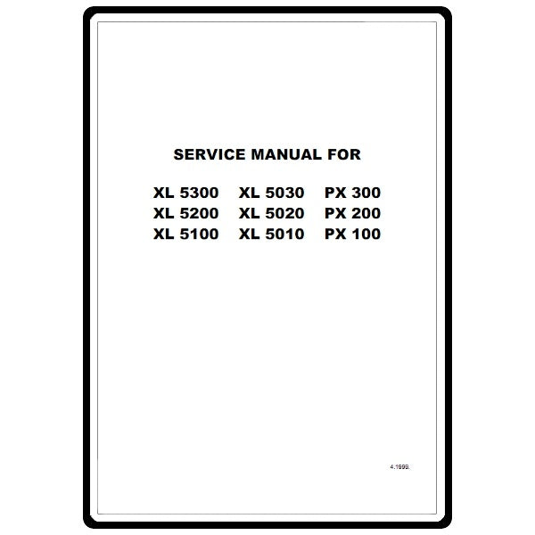 Service Manual, Brother XL5100 image # 6586