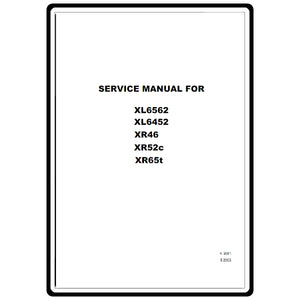 Service Manual, Brother XR46 image # 6599