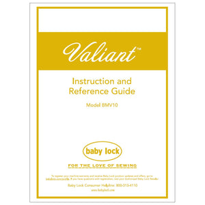 Babylock BMV10 Valiant Instruction Manual image # 121924