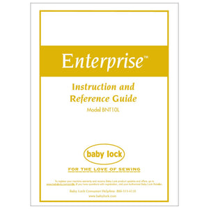 Babylock BNT10L Enterprise Instruction Manual image # 121883