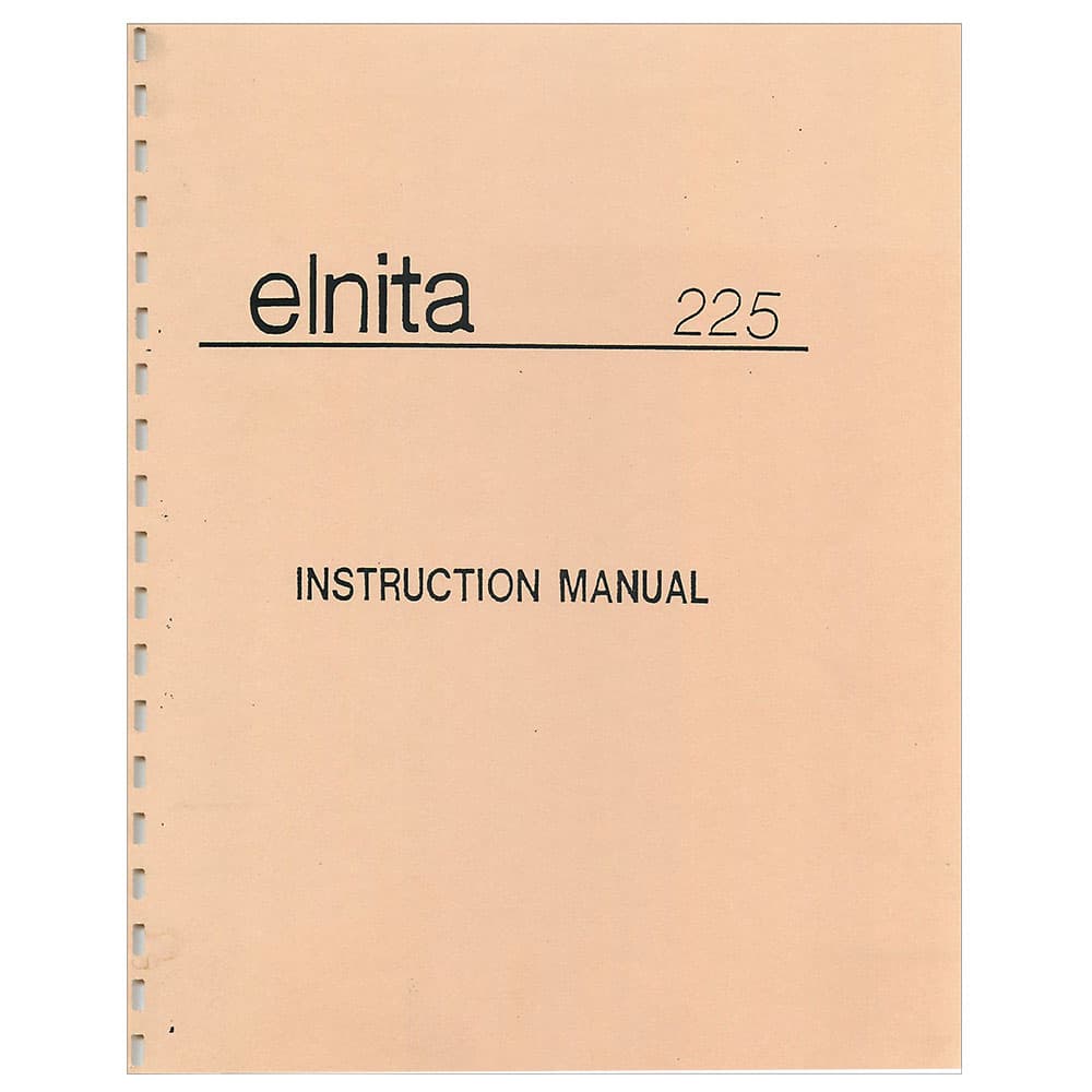 Elna 225 Instruction Manual image # 119093