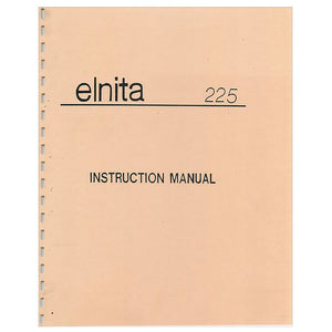 Elna 225 Instruction Manual image # 119093