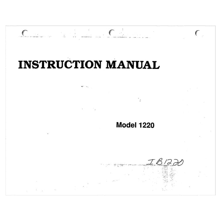 Babylock BL1220 Instruction Manual image # 121744