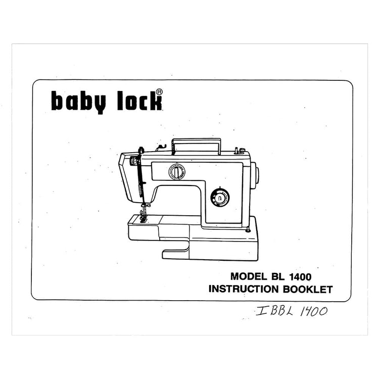 Babylock BL1400 Instruction Manual image # 121523