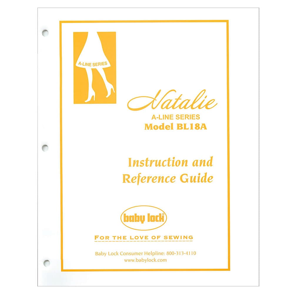 Babylock BL18A Natalie Instruction Manual image # 121660