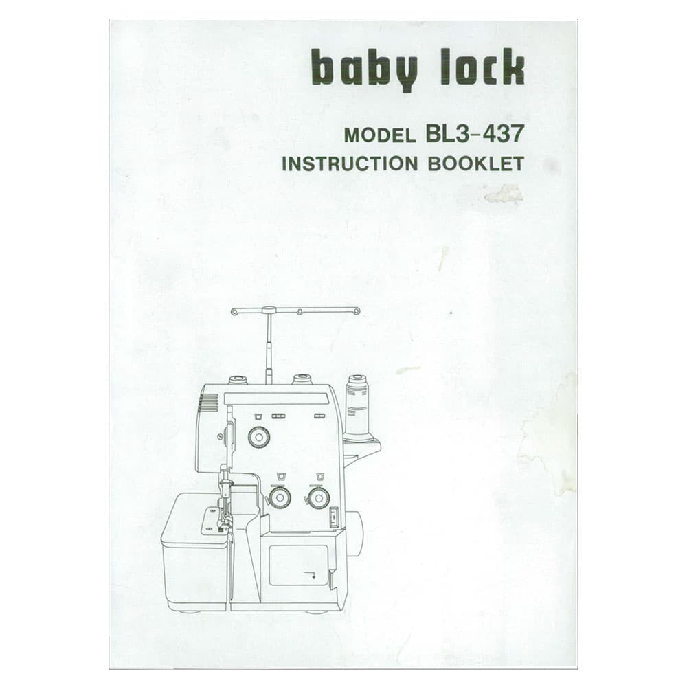 Babylock BL3-437 Instruction Manual image # 121772