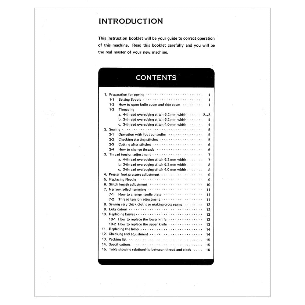Babylock BL4-714 Instruction Manual image # 121734
