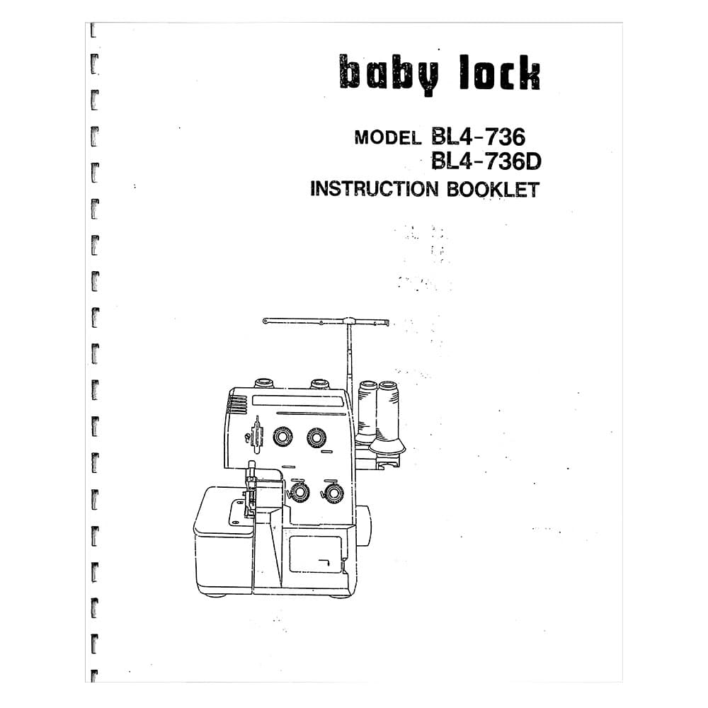 Babylock BL4-736 Instruction Manual image # 121693