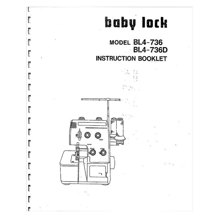 Babylock BL4-736 Instruction Manual image # 121693