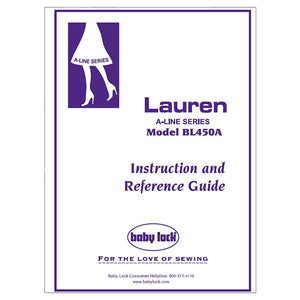 Babylock Lauren A-Line BL450A Instruction Manual image # 121813