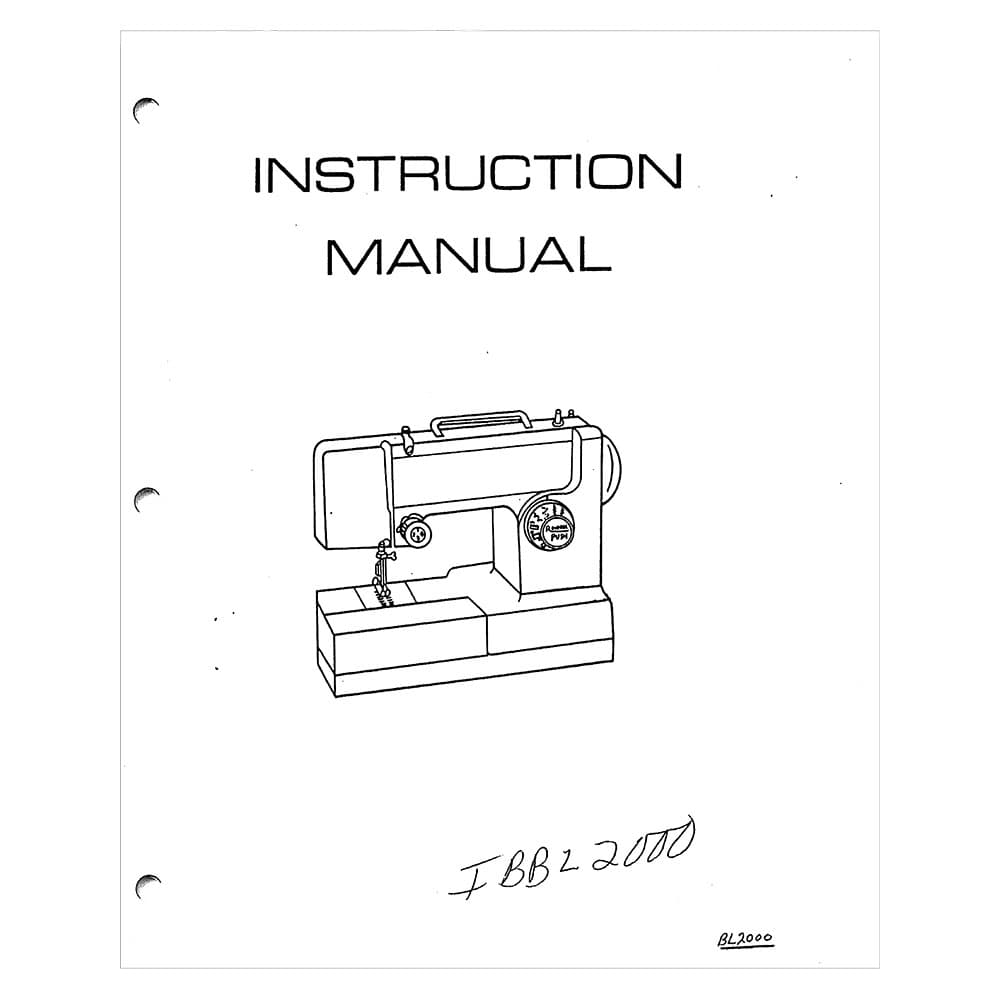 Babylock BL500 Instruction Manual image # 121818