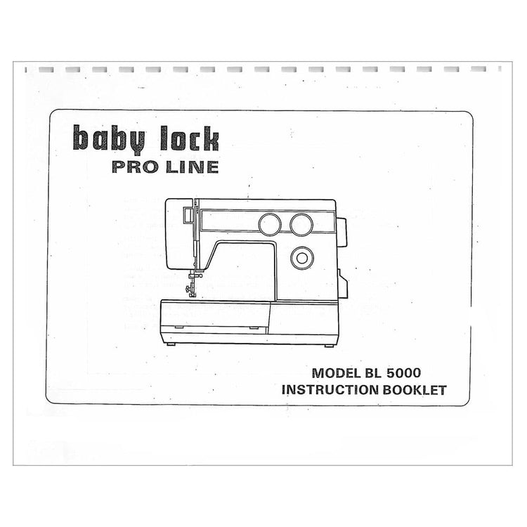 Babylock BL5000 Instruction Manual image # 121582