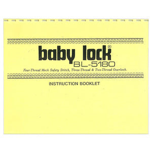 Babylock BL5180 Instruction Manual image # 121588