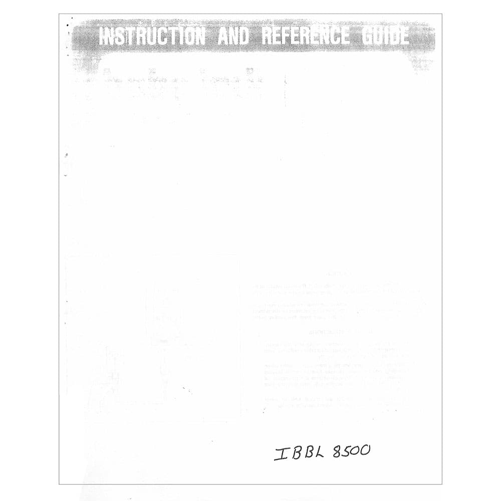 Babylock BL8500 Instruction Manual image # 121626