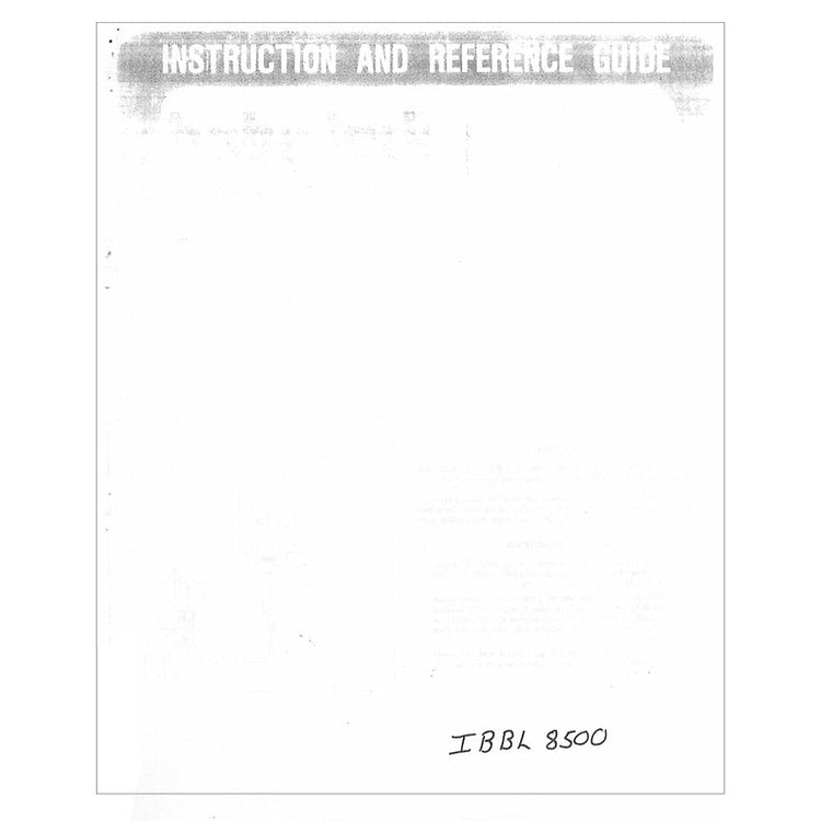 Babylock BL8500 Instruction Manual image # 121626