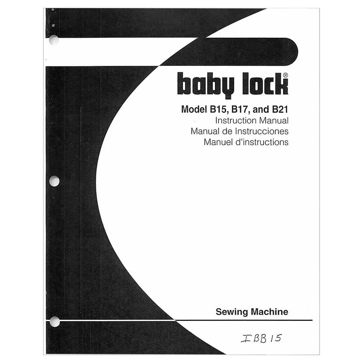 Babylock B15 Instruction Manual image # 121725
